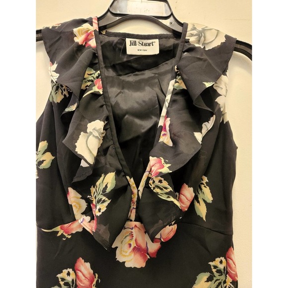 Jill Stuart floral Print Y2k maxi dress S - Picture 3 of 5